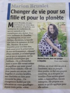 Lire la suite à propos de l’article Article Charente Libre du 24 juillet 2020