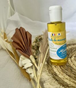 Huile de massage bébé bio Mance – Calendula & Tournesol