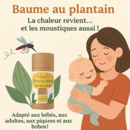 Baume apaisant Bébé bio Mance – Plantain et Tournesol